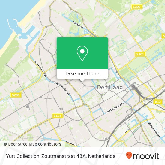 Yurt Collection, Zoutmanstraat 43A kaart