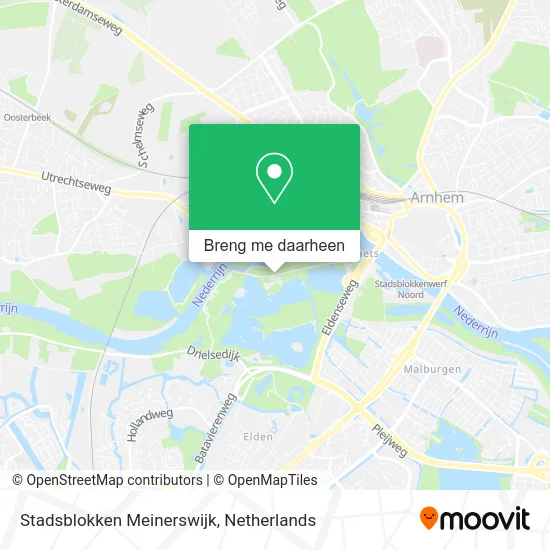 Stadsblokken Meinerswijk kaart