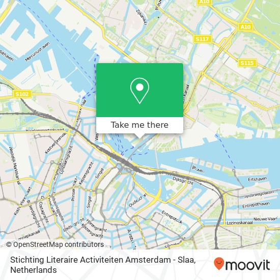 Stichting Literaire Activiteiten Amsterdam - Slaa kaart