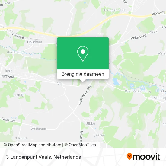 3 Landenpunt Vaals kaart
