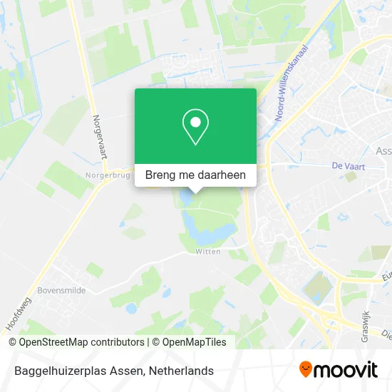 Baggelhuizerplas Assen kaart