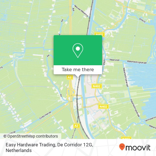 Easy Hardware Trading, De Corridor 12G kaart