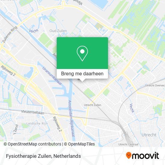 Fysiotherapie Zuilen kaart