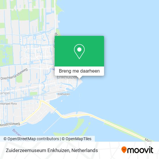 Zuiderzeemuseum Enkhuizen kaart