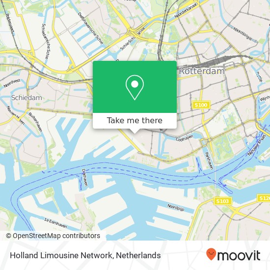 Holland Limousine Network kaart