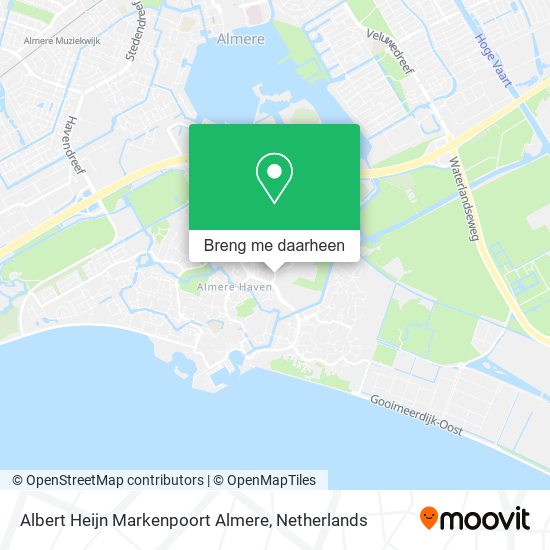 Albert Heijn Markenpoort Almere kaart