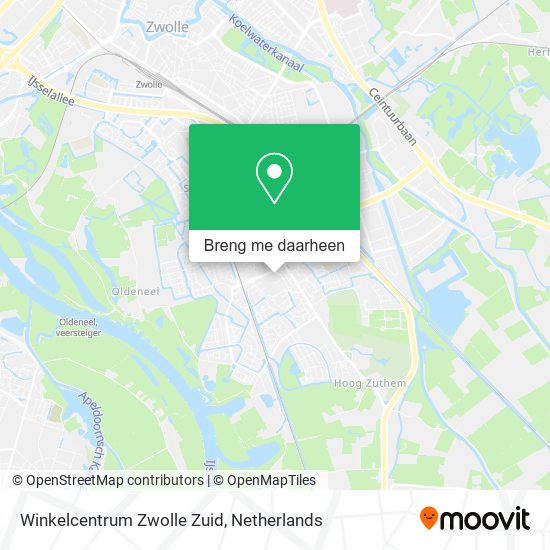 Winkelcentrum Zwolle Zuid kaart