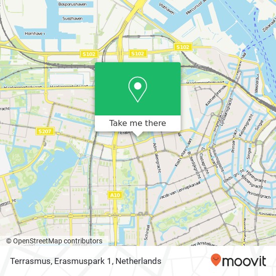 Terrasmus, Erasmuspark 1 kaart