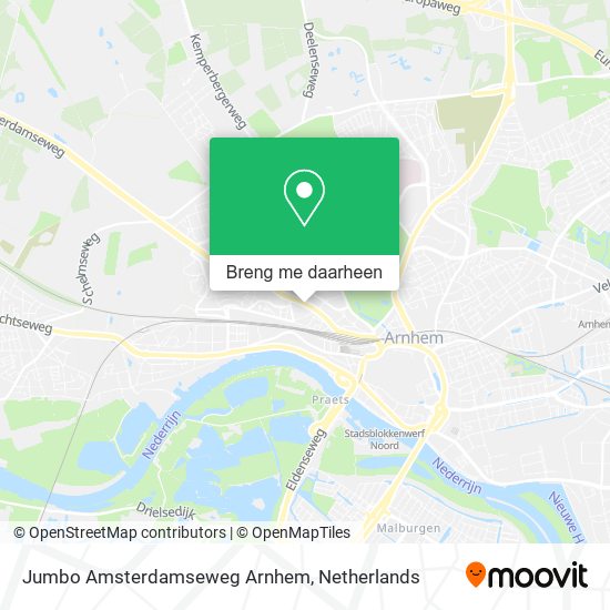 Jumbo Amsterdamseweg Arnhem kaart