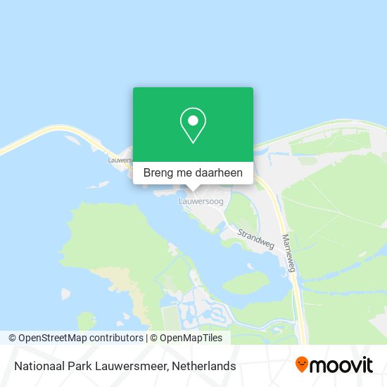 Nationaal Park Lauwersmeer kaart