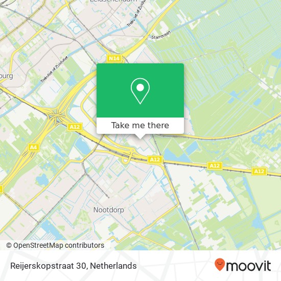 Reijerskopstraat 30, 2493 WK Den Haag ('s-Gravenhage) kaart