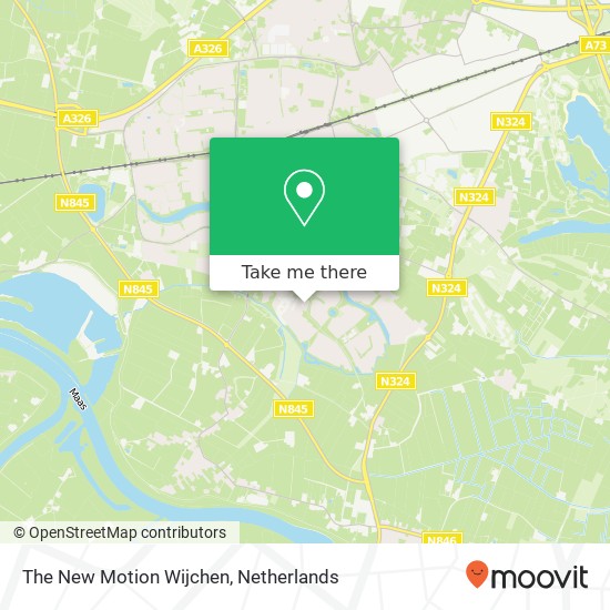 The New Motion Wijchen kaart