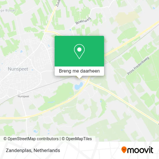 Zandenplas kaart