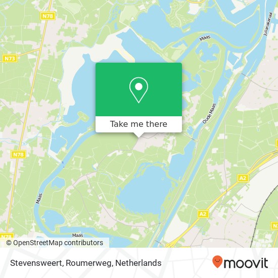 Stevensweert, Roumerweg kaart