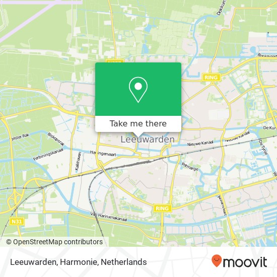 Leeuwarden, Harmonie kaart