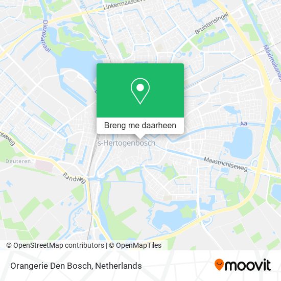 Orangerie Den Bosch kaart