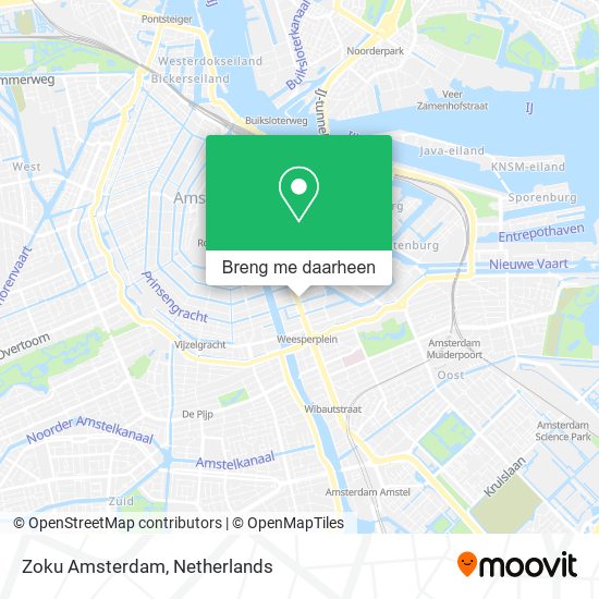 Zoku Amsterdam kaart