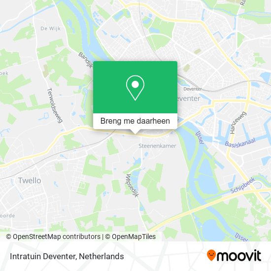 Intratuin Deventer kaart