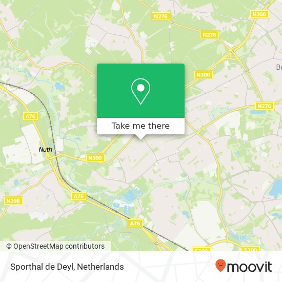 Sporthal de Deyl, Mijnbouwstraat 1 kaart