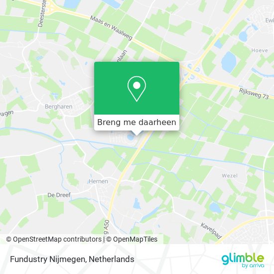 Fundustry Nijmegen kaart
