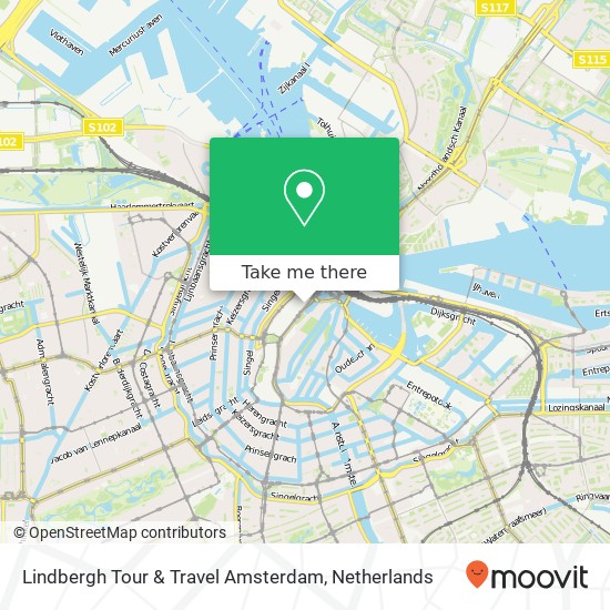 Lindbergh Tour & Travel Amsterdam kaart