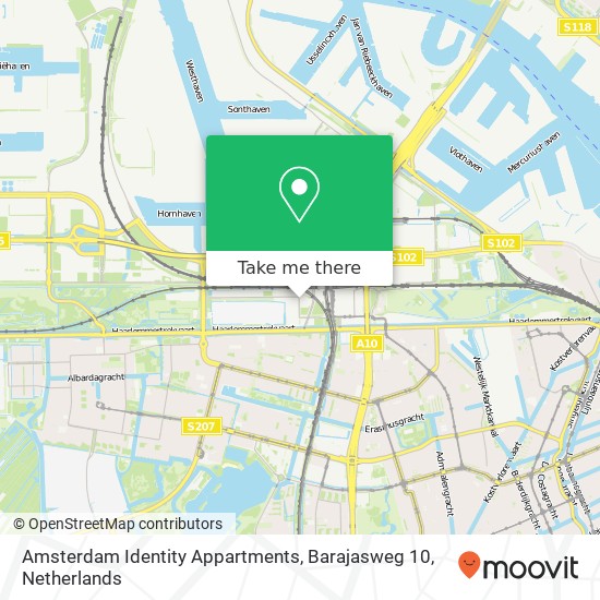 Amsterdam Identity Appartments, Barajasweg 10 kaart