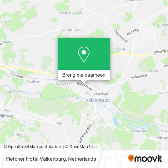 Fletcher Hotel Valkenburg kaart