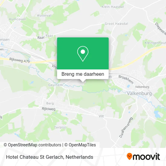 Hotel Chateau St Gerlach kaart