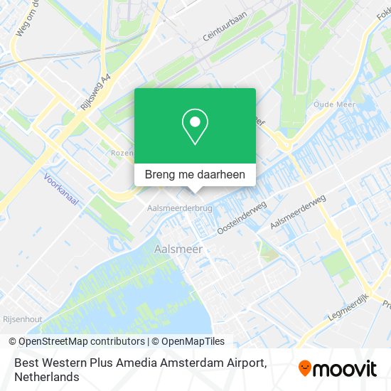 Best Western Plus Amedia Amsterdam Airport kaart