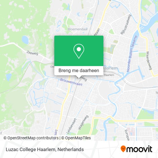 Luzac College Haarlem kaart