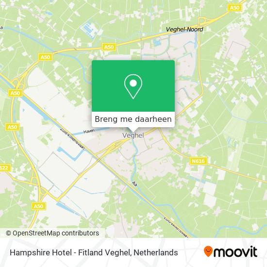 Hampshire Hotel - Fitland Veghel kaart