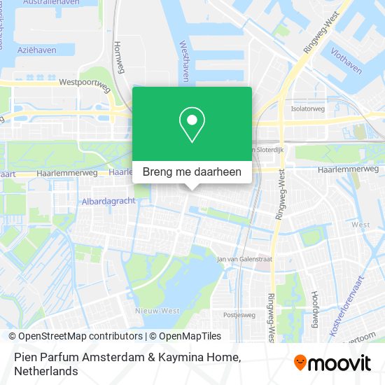 Pien Parfum Amsterdam & Kaymina Home kaart