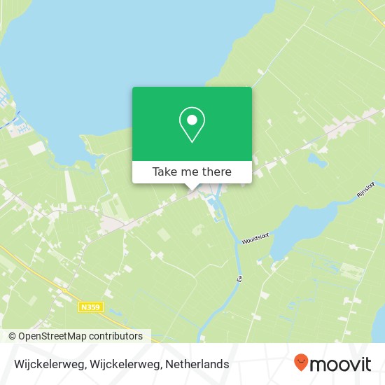 Wijckelerweg, Wijckelerweg kaart