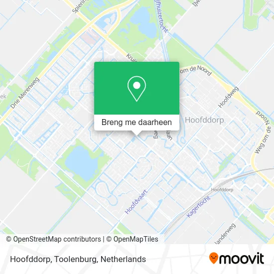 Hoofddorp, Toolenburg kaart