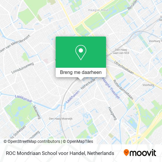 ROC Mondriaan School voor Handel kaart