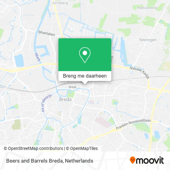Beers and Barrels Breda kaart