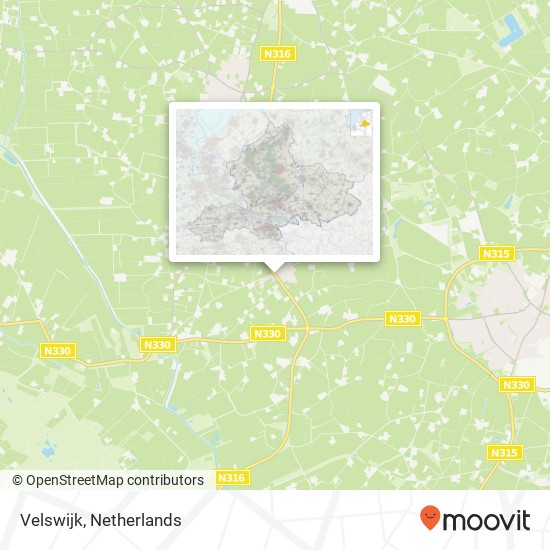 Velswijk kaart