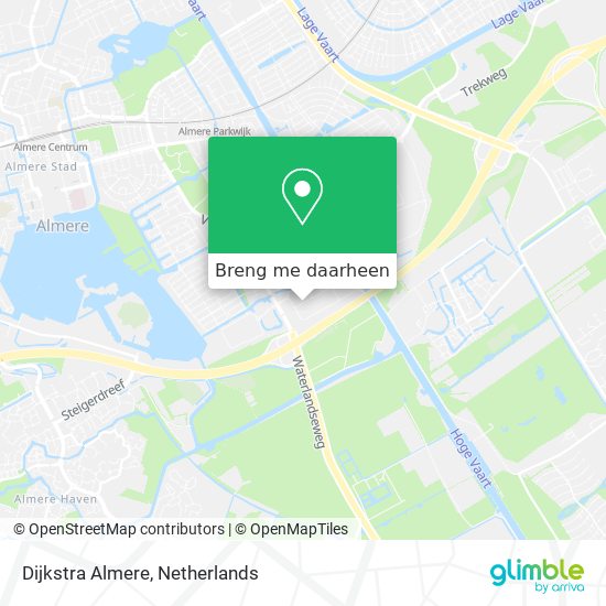 Dijkstra Almere kaart