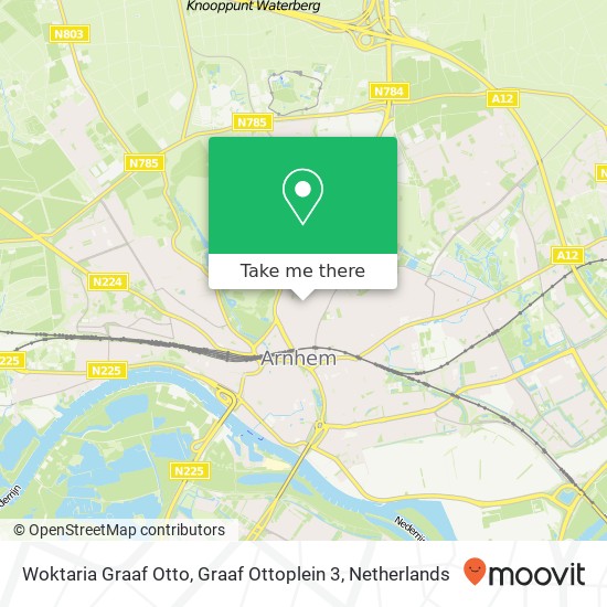 Woktaria Graaf Otto, Graaf Ottoplein 3 kaart