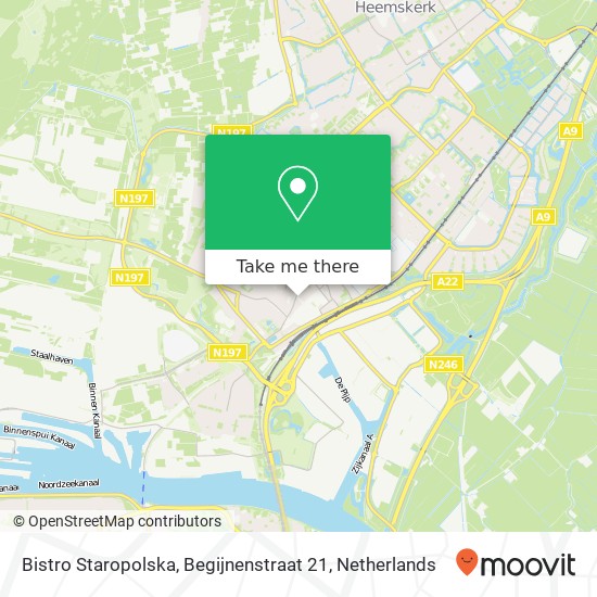 Bistro Staropolska, Begijnenstraat 21 kaart