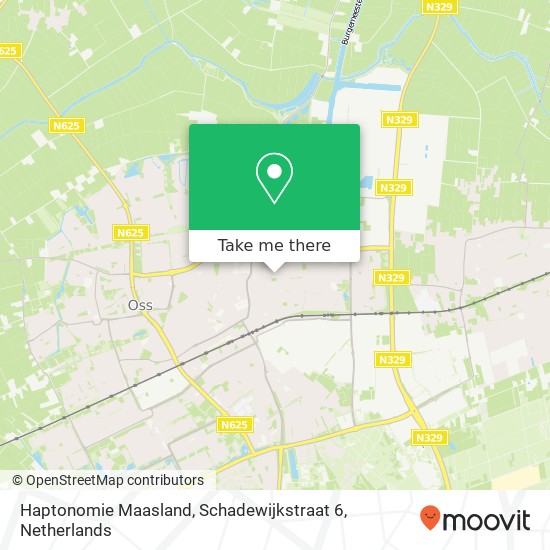 Haptonomie Maasland, Schadewijkstraat 6 kaart