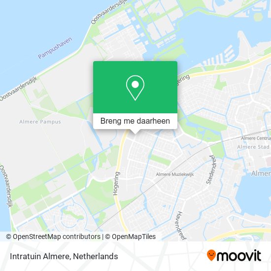 Intratuin Almere kaart
