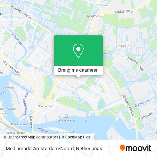 Mediamarkt Amsterdam-Noord kaart