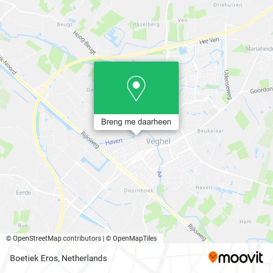 Boetiek Eros kaart