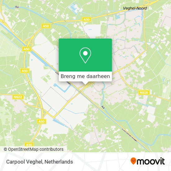 Carpool Veghel kaart