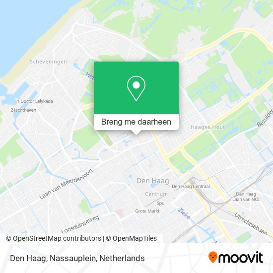 Den Haag, Nassauplein kaart