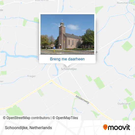 Schoondijke kaart
