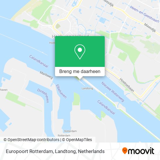 Europoort Rotterdam, Landtong kaart
