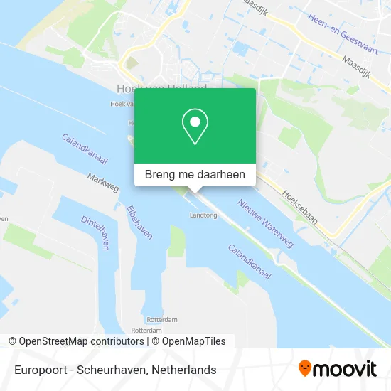 Europoort - Scheurhaven kaart