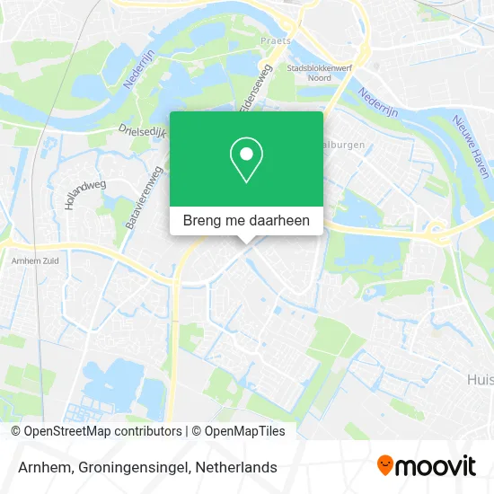 Arnhem, Groningensingel kaart